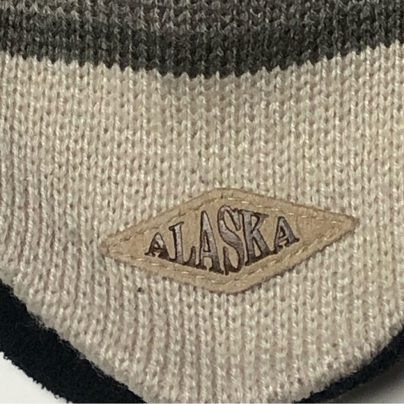 Artic Circle “Alaska Hat” Boys / Teens lSize Large Winter Hat Ski Snow Hat Gray - Picture 4 of 5